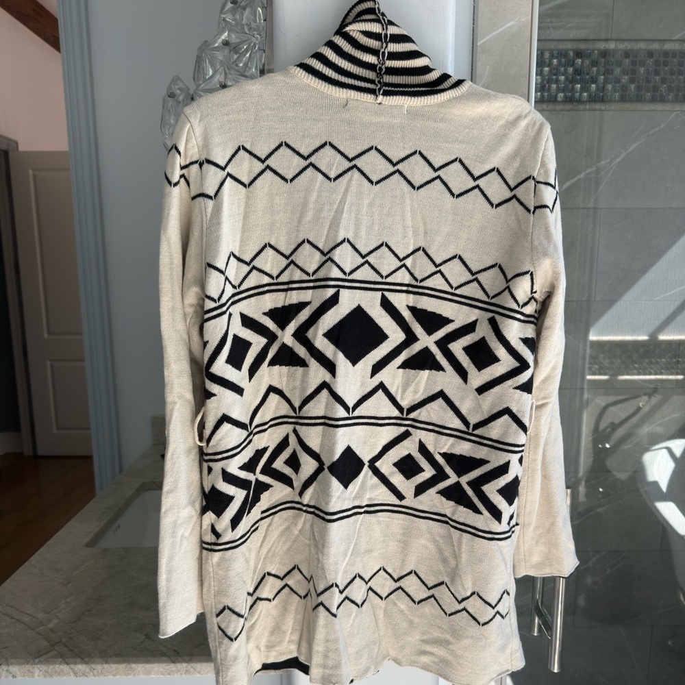 Ash Rain + Oak Aztec Print Cardigan Large - Picture 4 of 10